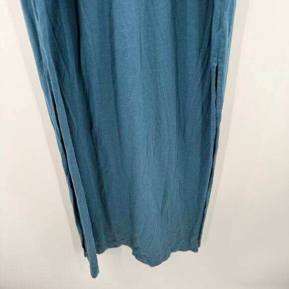 Michael Stars Solange Dress Size Small NEW Tie Waist Maxi Pebble Blue NWOT - Picture 10 of 14